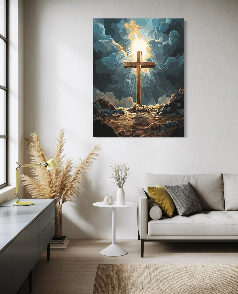Pictura pe Numere – Cruce Crestina 6276