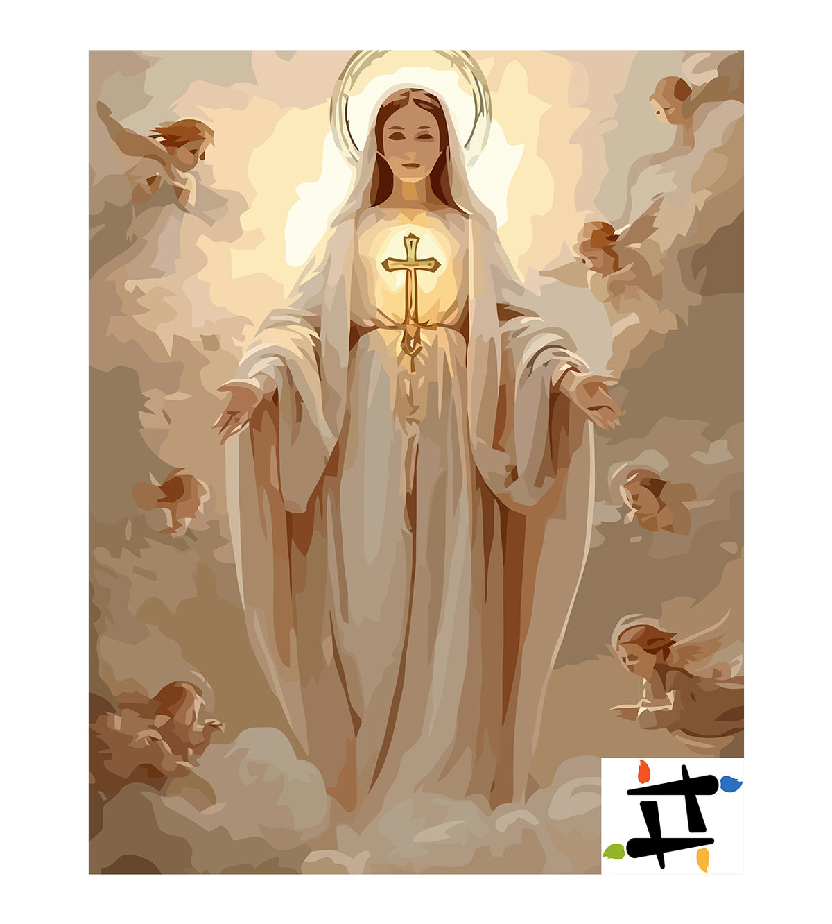 Pictura pe Numere – Fecioara Maria 6279
