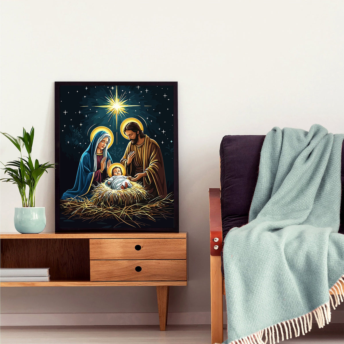 Pictura pe Numere – Nasterea Lui Isus Hristos 6281