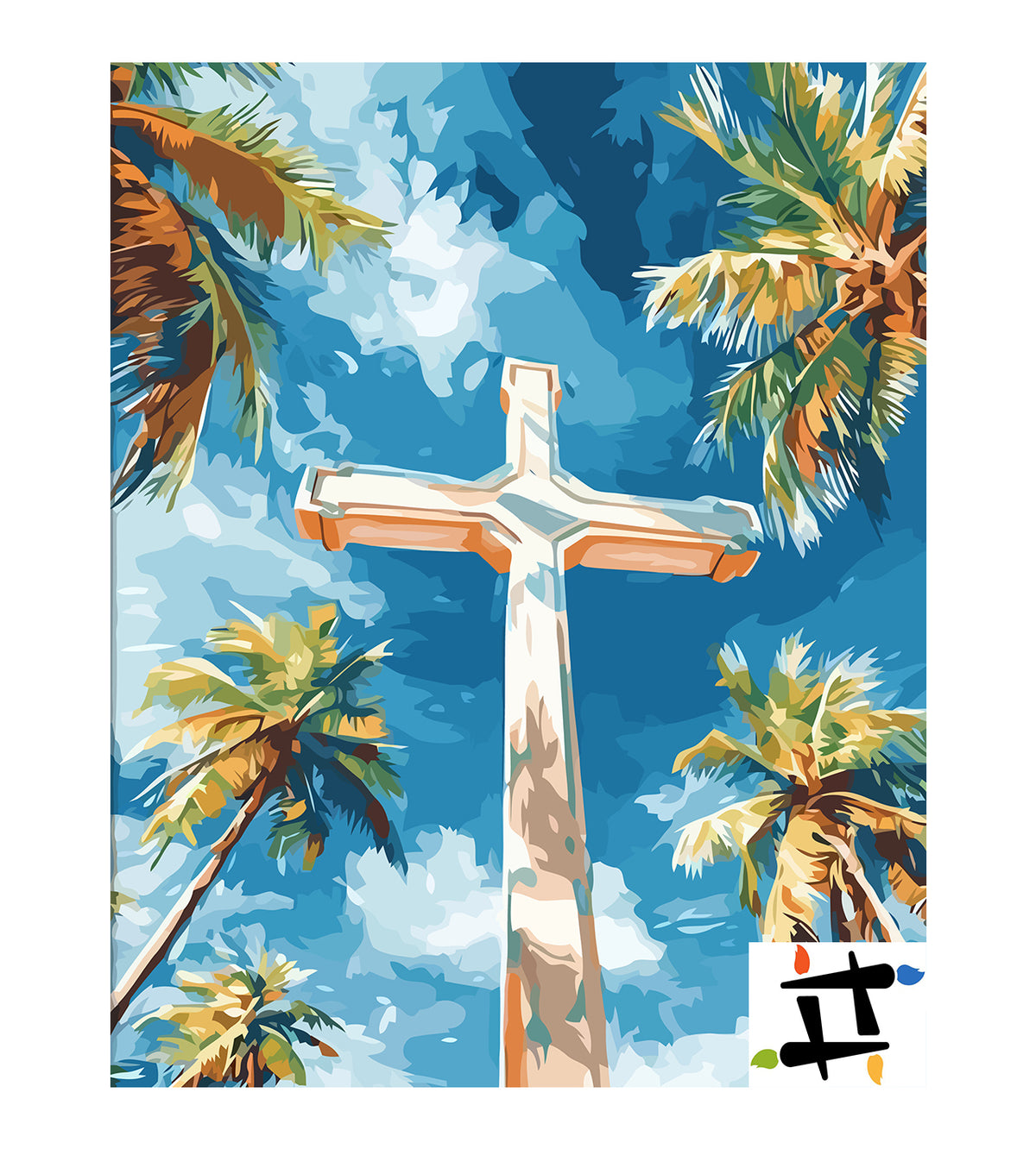 Pictura pe Numere – Crucea Crestina 6284