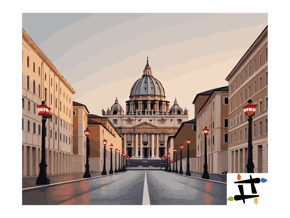 Pictura pe Numere – Drumul Catre Vatican 6301