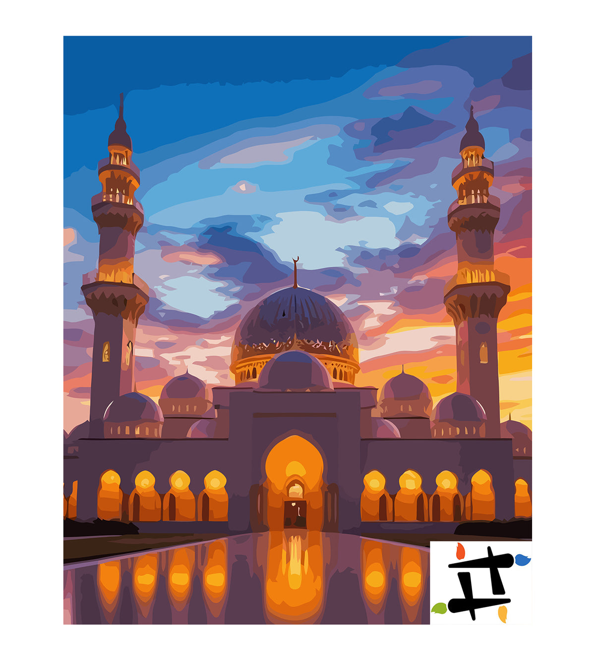 Pictura pe Numere – Marea Moschee Sheikh Zayed 6310