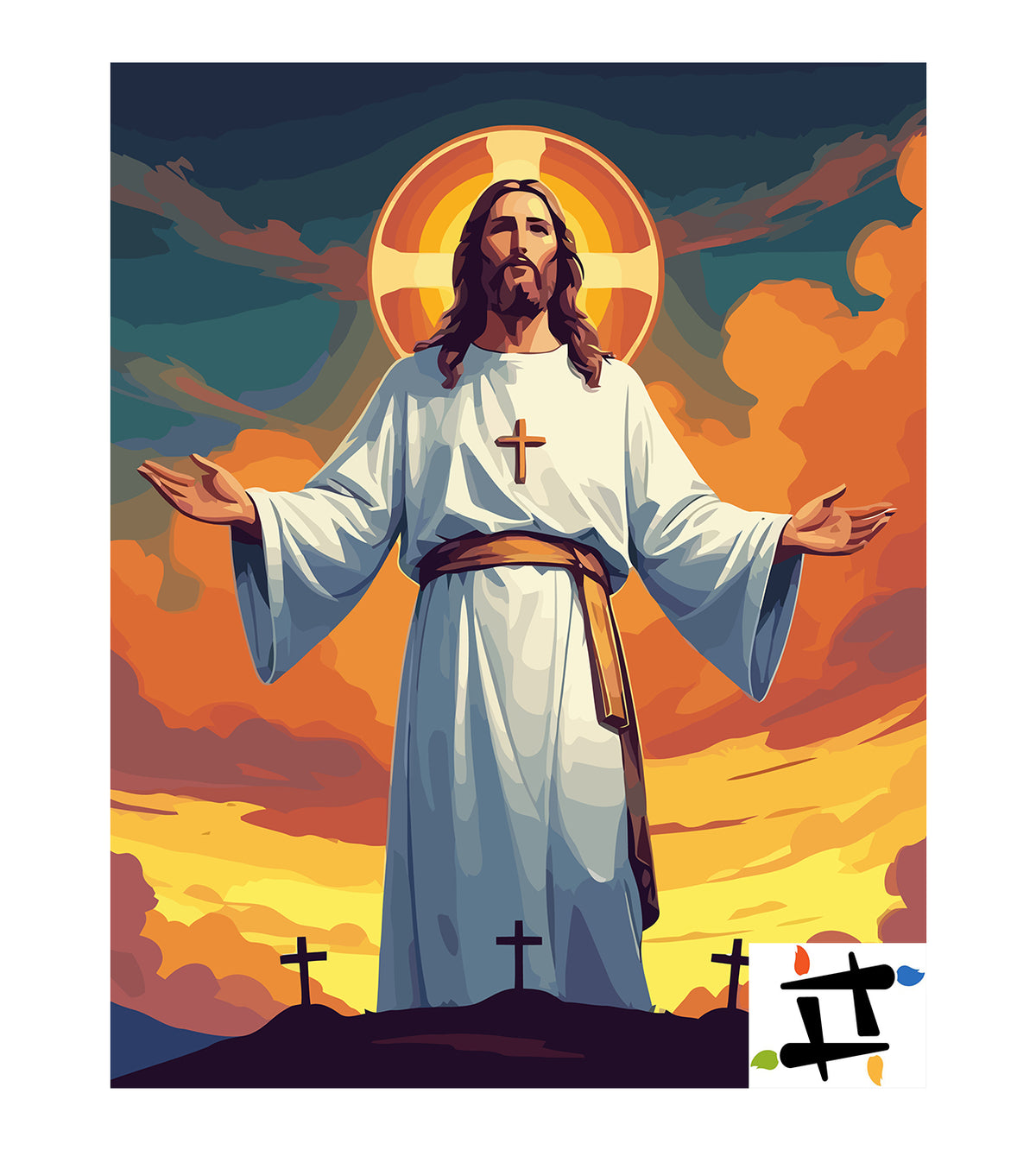 Pictura pe Numere – Isus Hristos 6312