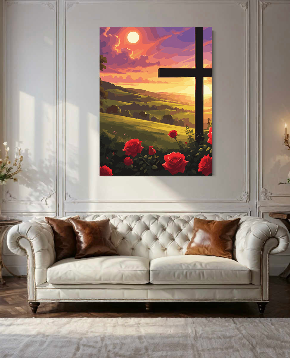 Pictura pe Numere – Cruce La Apus 6316