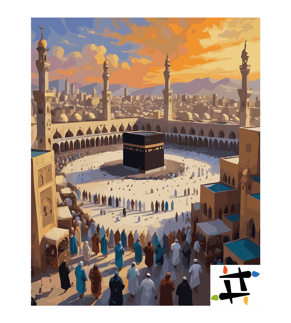 Pictura pe Numere – Marea Moschee Din Mecca 6320