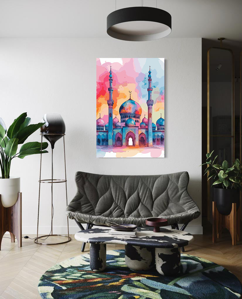 Pictura pe Numere – Moschee La Apus 6336