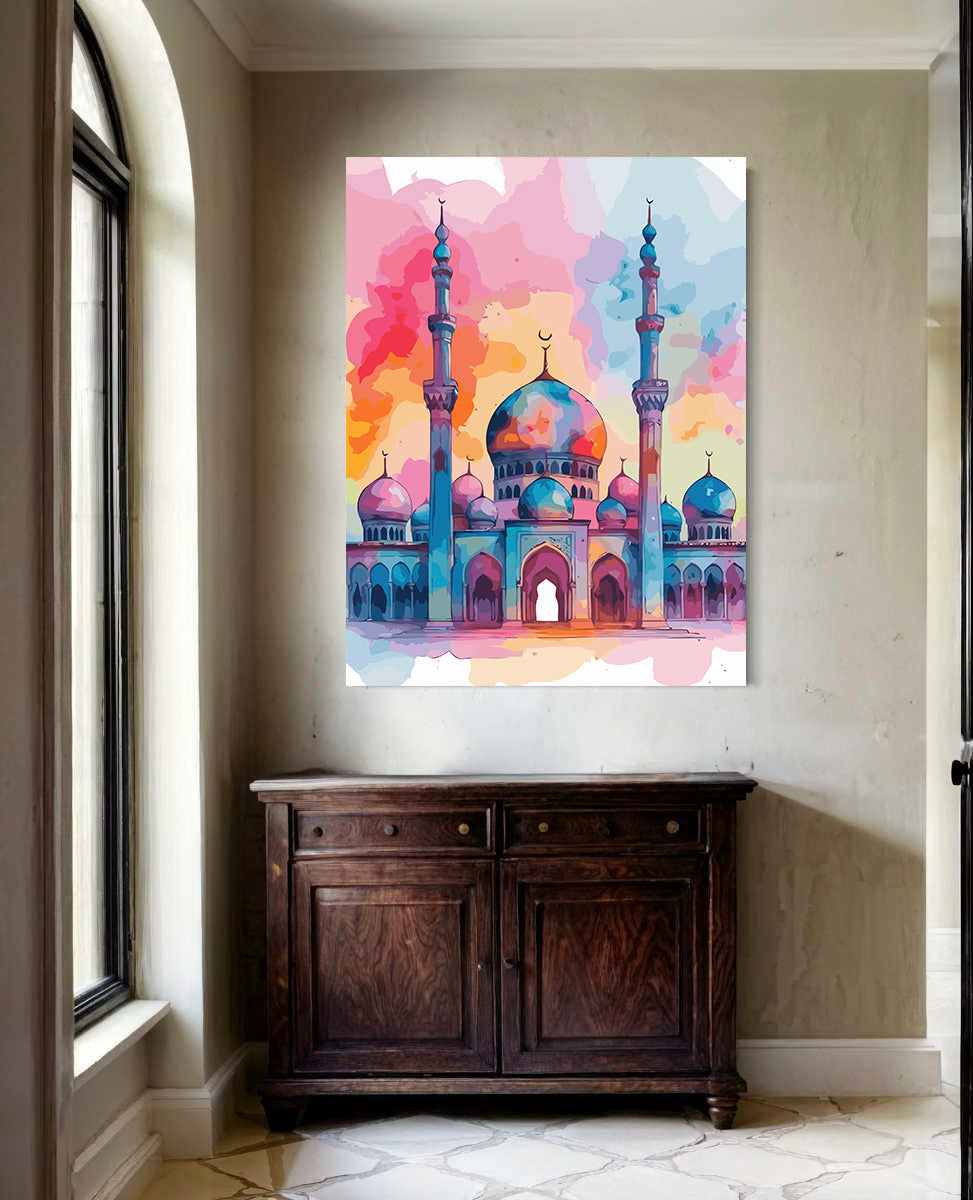 Pictura pe Numere – Moschee La Apus 6336