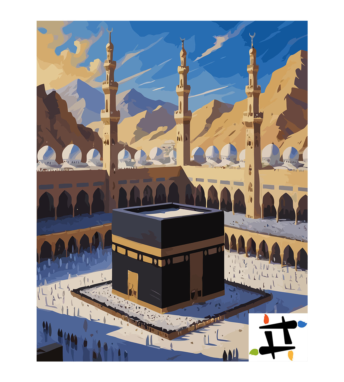 Pictura pe Numere – Marea Moschee Din Mecca 6337