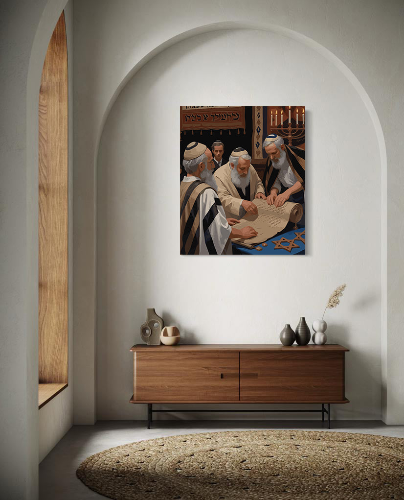 Pictura pe Numere – Studiul Torei La Sinagoga 6339