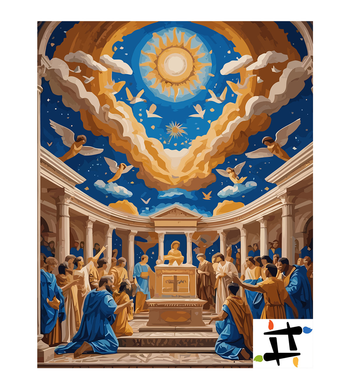 Pictura pe Numere – Adunarea Divina 6340