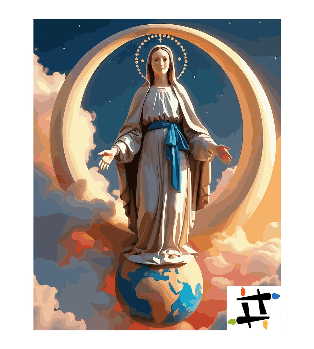 Pictura pe Numere – Fecioara Maria 6343