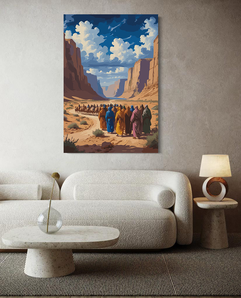 Pictura pe Numere – Caravana Prin Desert 6347
