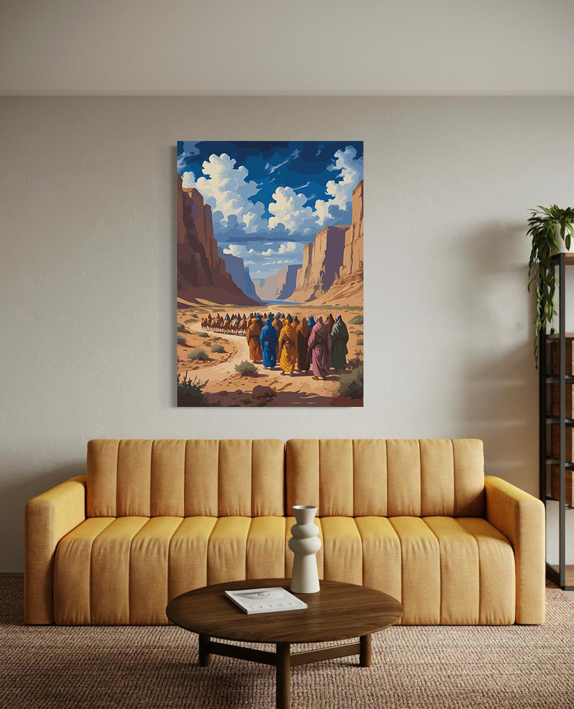 Pictura pe Numere – Caravana Prin Desert 6347