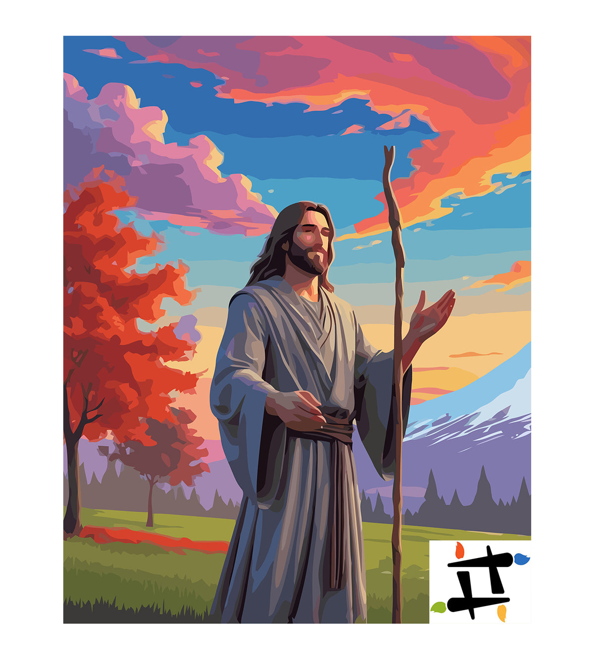 Pictura pe Numere – Iisus Hristos 6348