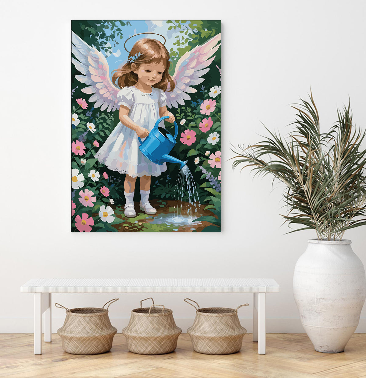 Pictura pe Numere – ingerasul in Gradina 6349