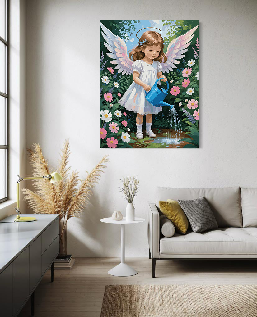 Pictura pe Numere – ingerasul in Gradina 6349