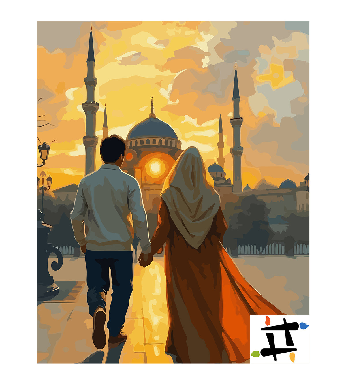 Рисуване по номера – Любов и Вяра 6350