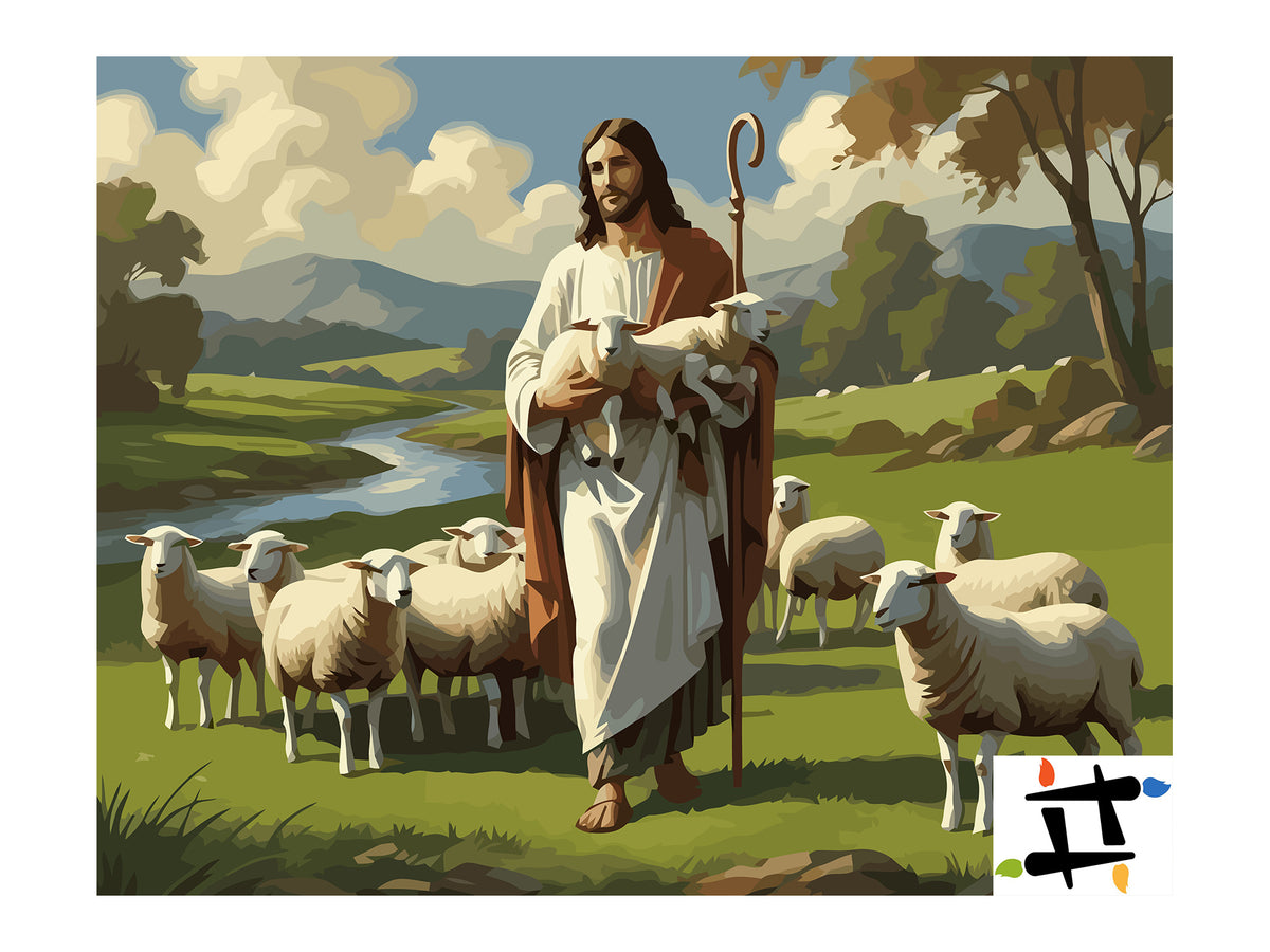Pictura pe Numere – Bunul Pastor 6366
