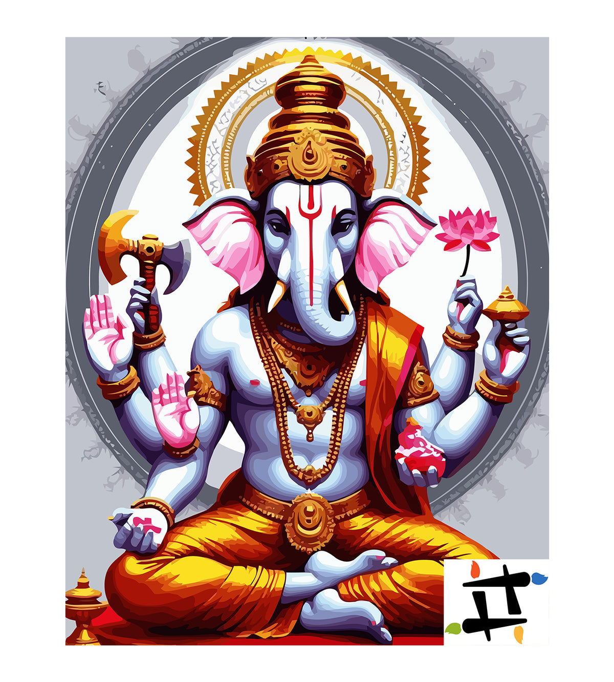 Pictura pe Numere – Lordul Ganesha 6374