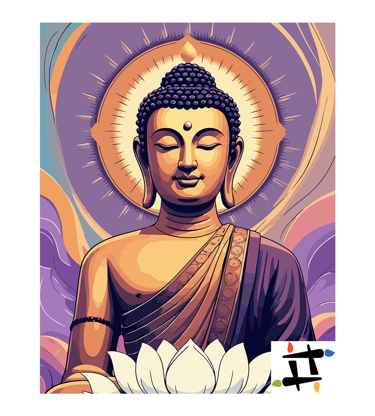Pictura pe Numere – Gautama Buddha 6376