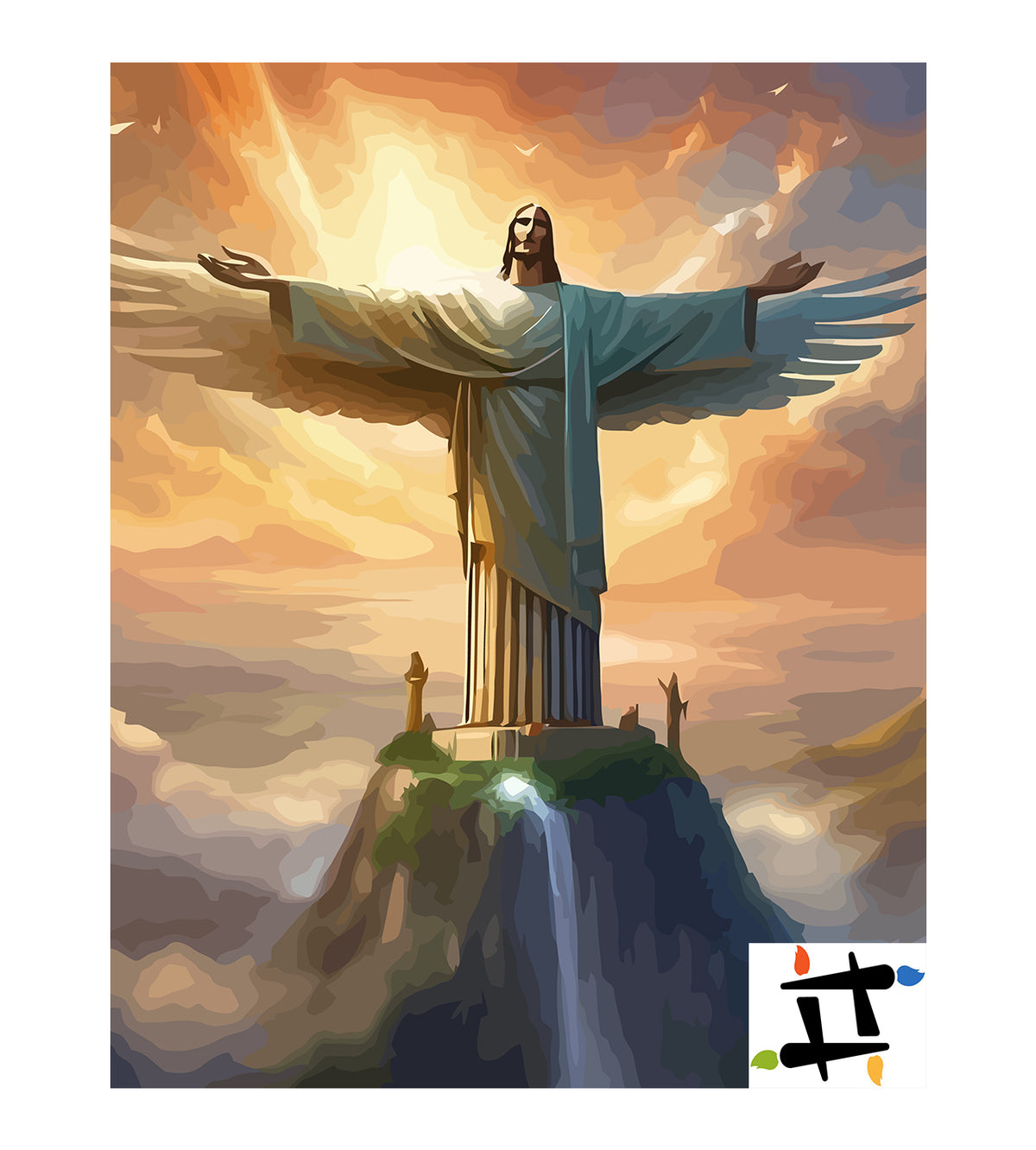 Pictura pe Numere – Cristo Redentor 6391