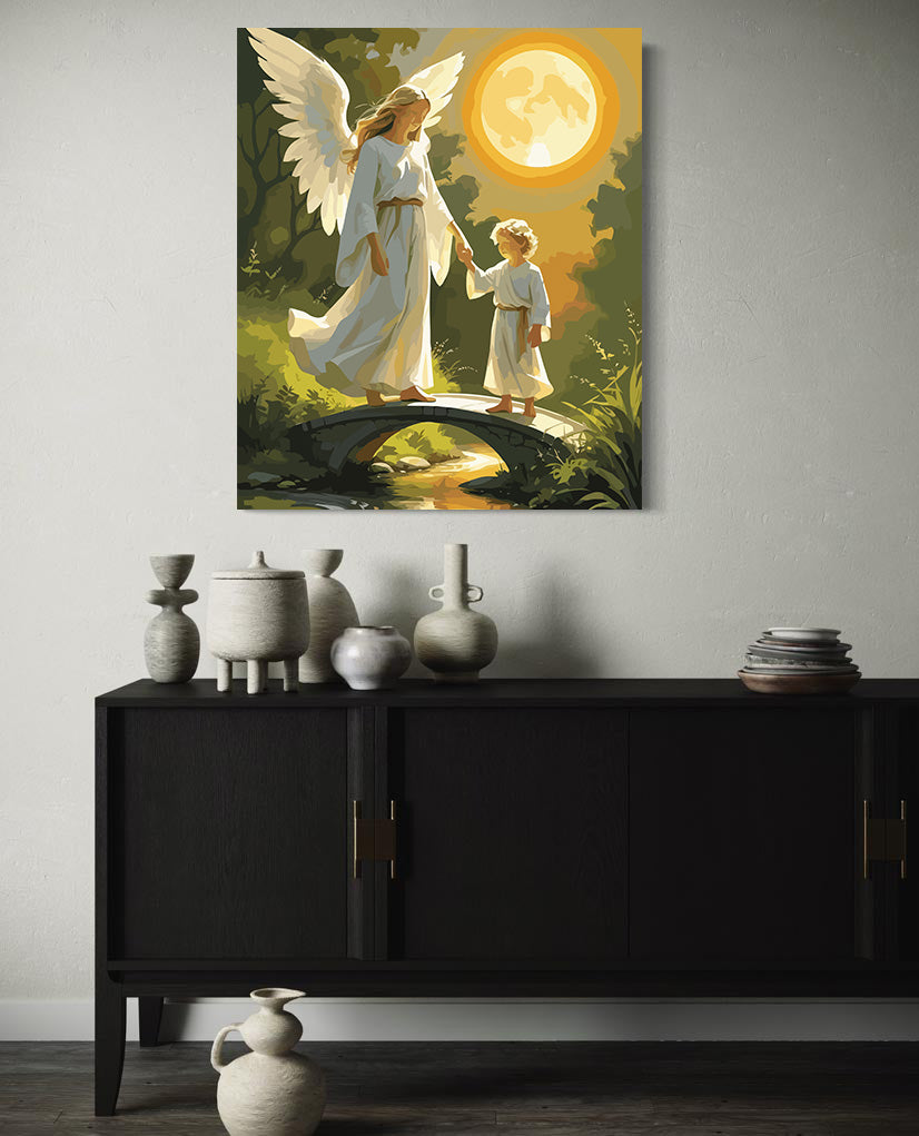 Pictura pe Numere – ingerul Pazitor 6396