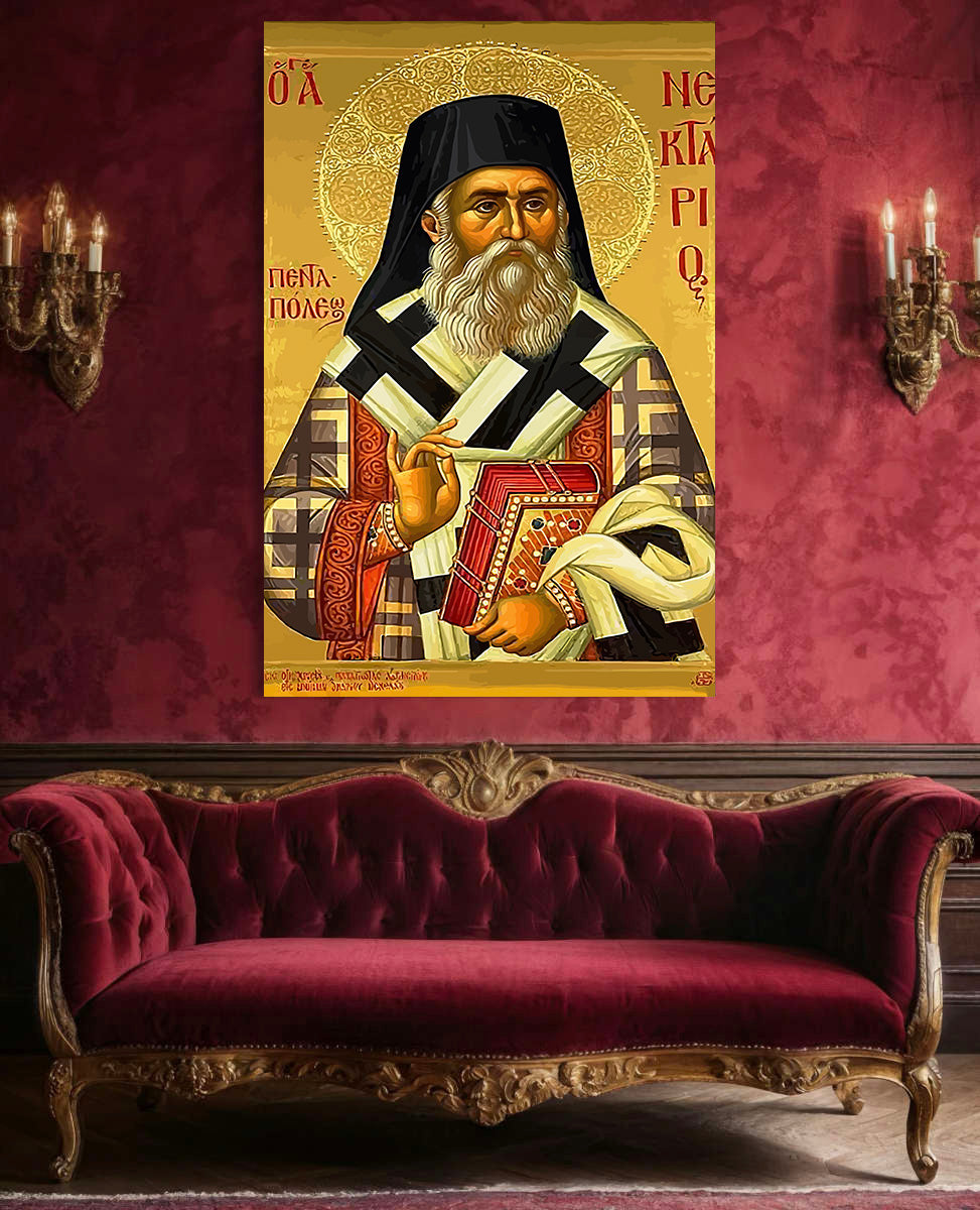 Pictura pe Numere – Sfantul Nectarie De Eghina 6419
