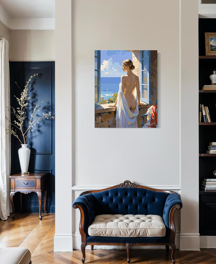 Pictura pe Numere – Femeie Enigmatica 6439