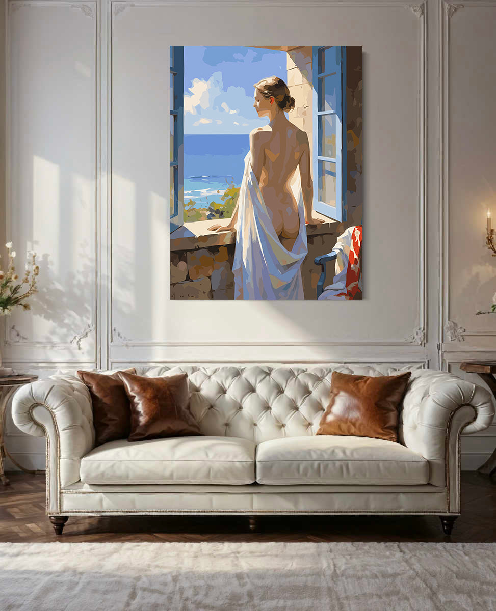 Pictura pe Numere – Femeie Enigmatica 6439