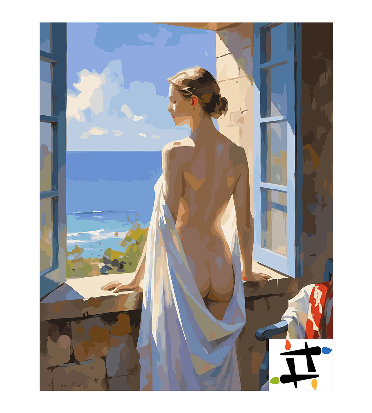Pictura pe Numere – Femeie Enigmatica 6439