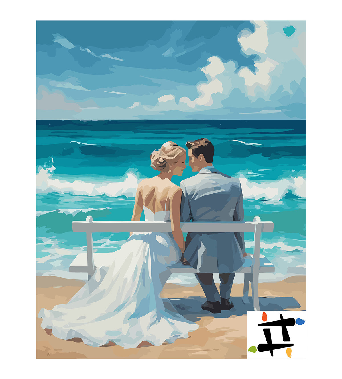 Pictura pe Numere – Just Married 6449
