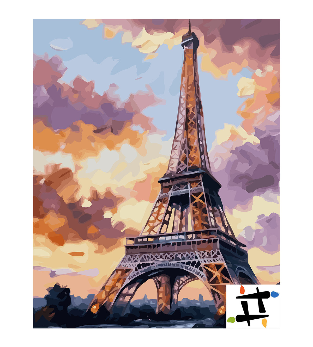 Pictura pe Numere – Turnul Eiffel 6454