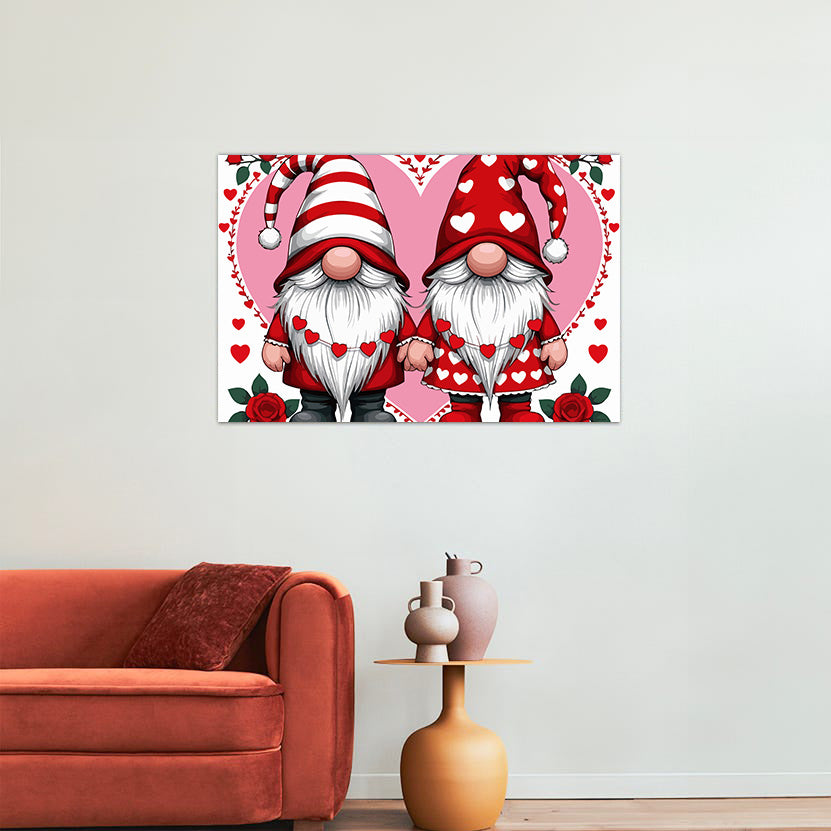 Pictura pe Numere – Gnome In Love 6462