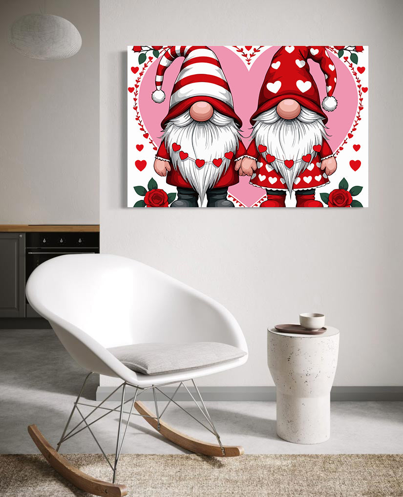 Pictura pe Numere – Gnome In Love 6462
