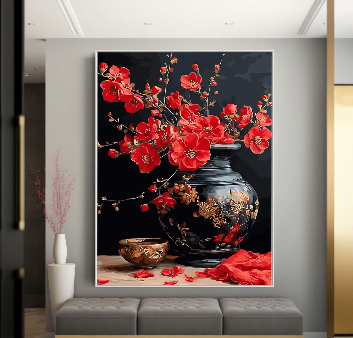 Pictura pe Numere Gutui Japonez 6506