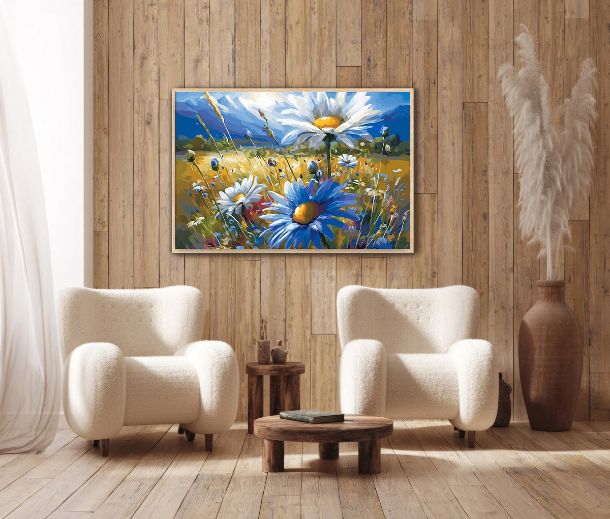 Pictura pe Numere – Peisaj cu musetei 6530