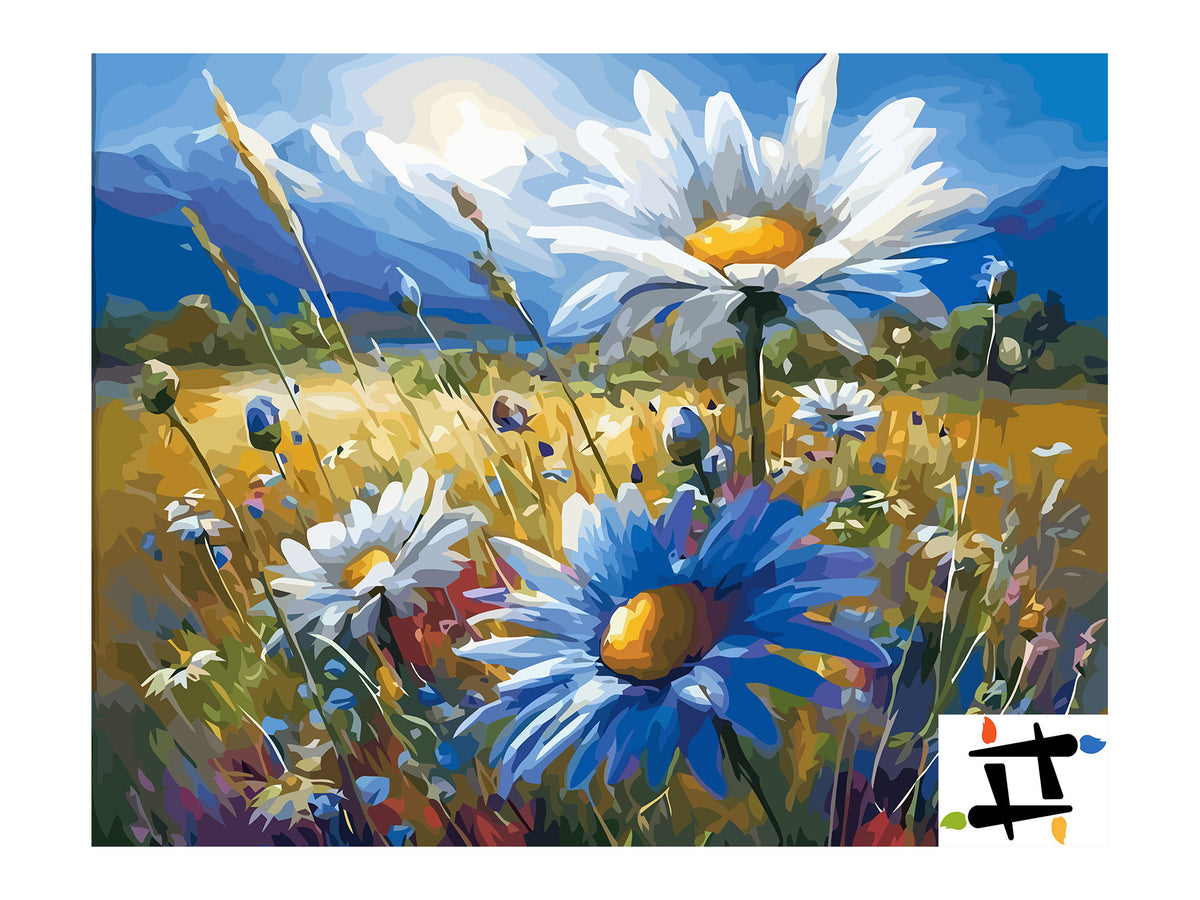 Pictura pe Numere – Peisaj cu musetei 6530