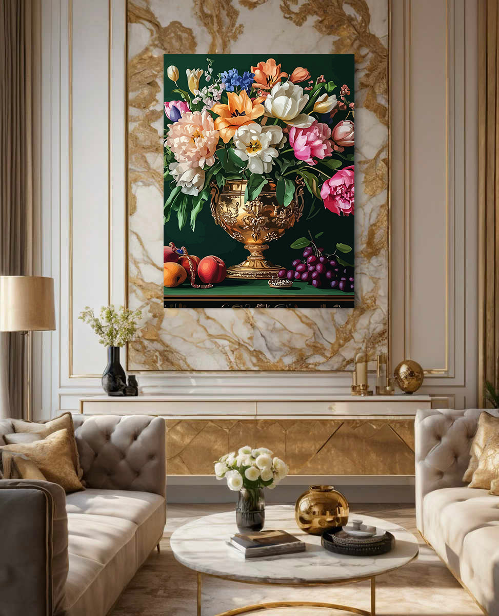 Pictura pe Numere – Opulenta florala 6534