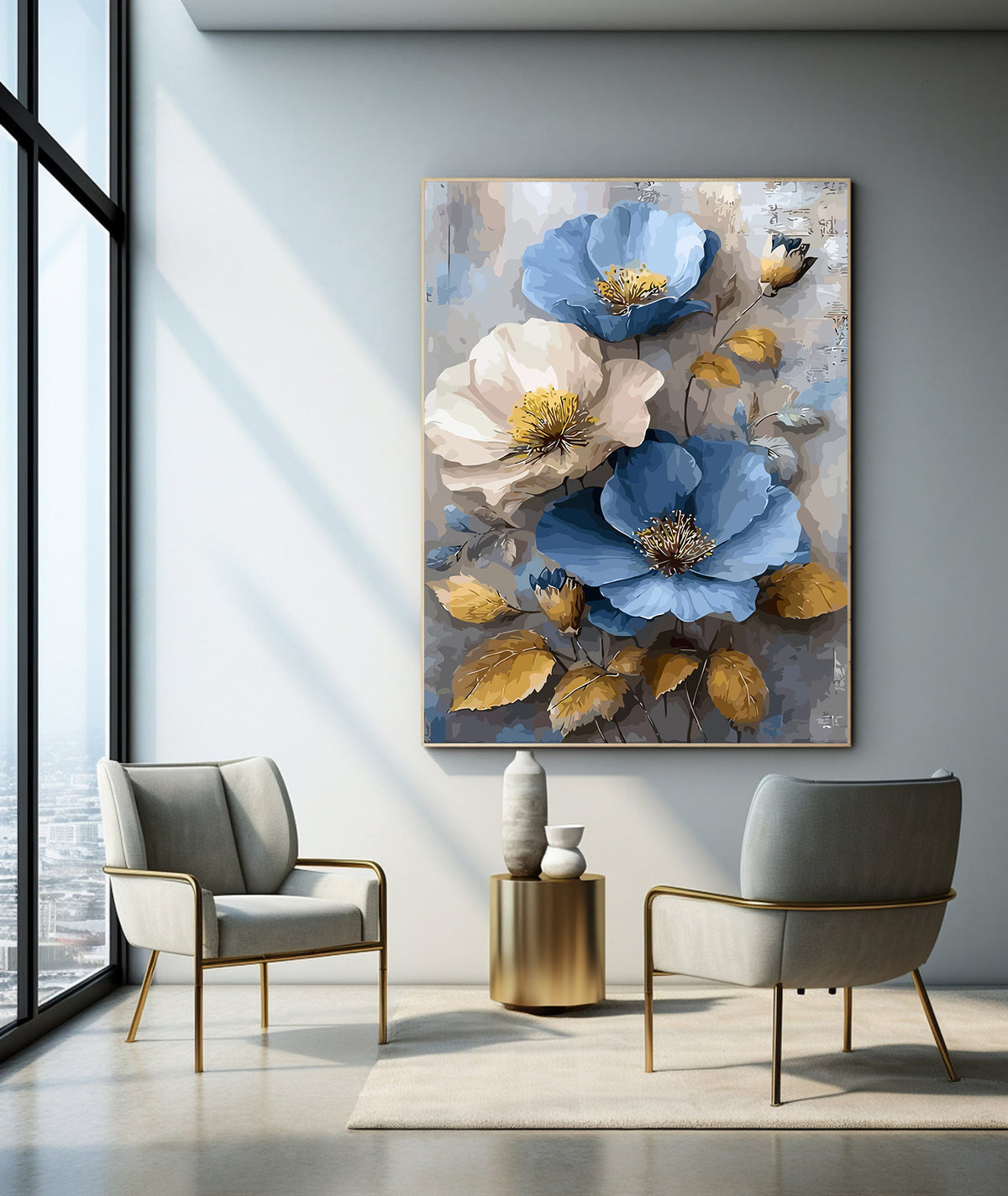 Pictura pe Numere – Petale de Cer si Fildes 6553
