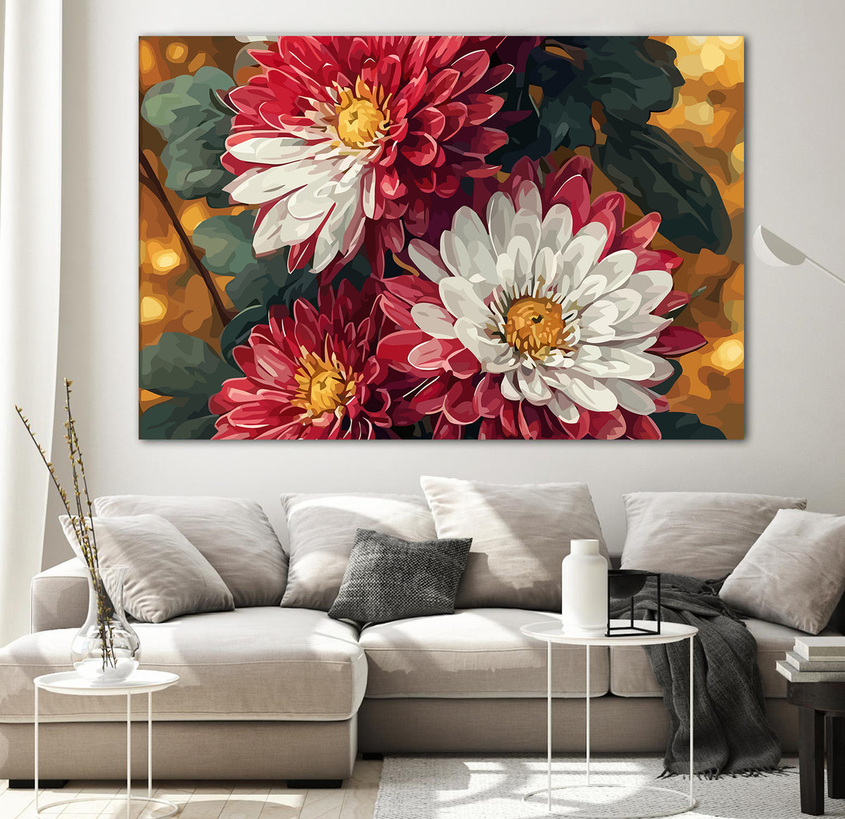 Pictura pe Numere – Petale in Straturi 6563