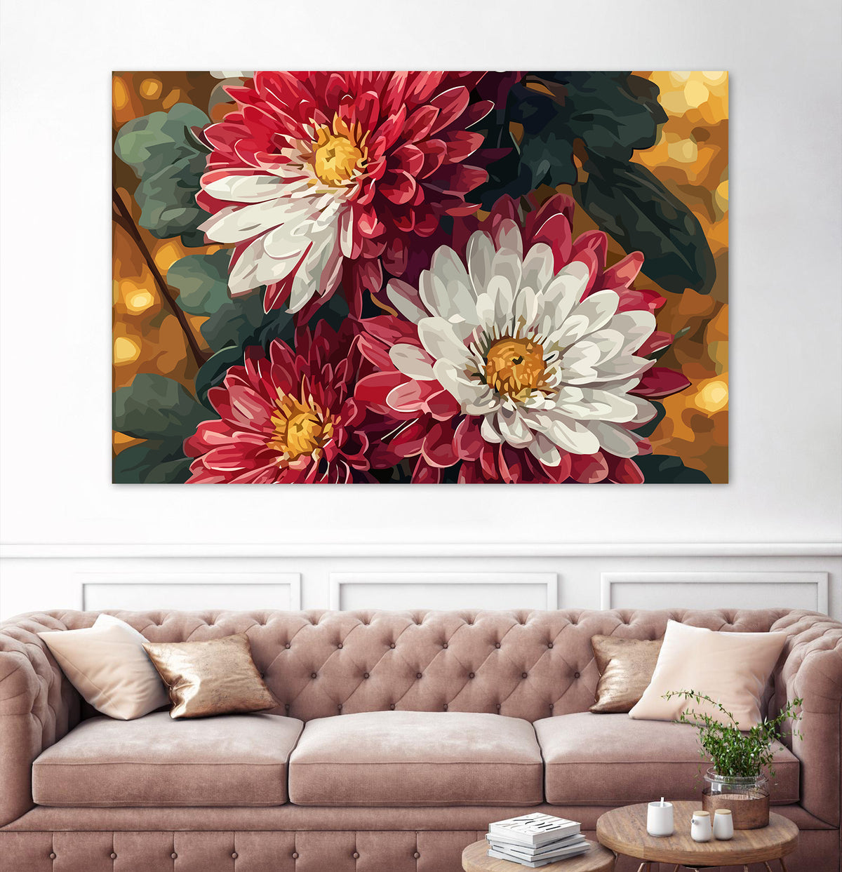 Pictura pe Numere – Petale in Straturi 6563