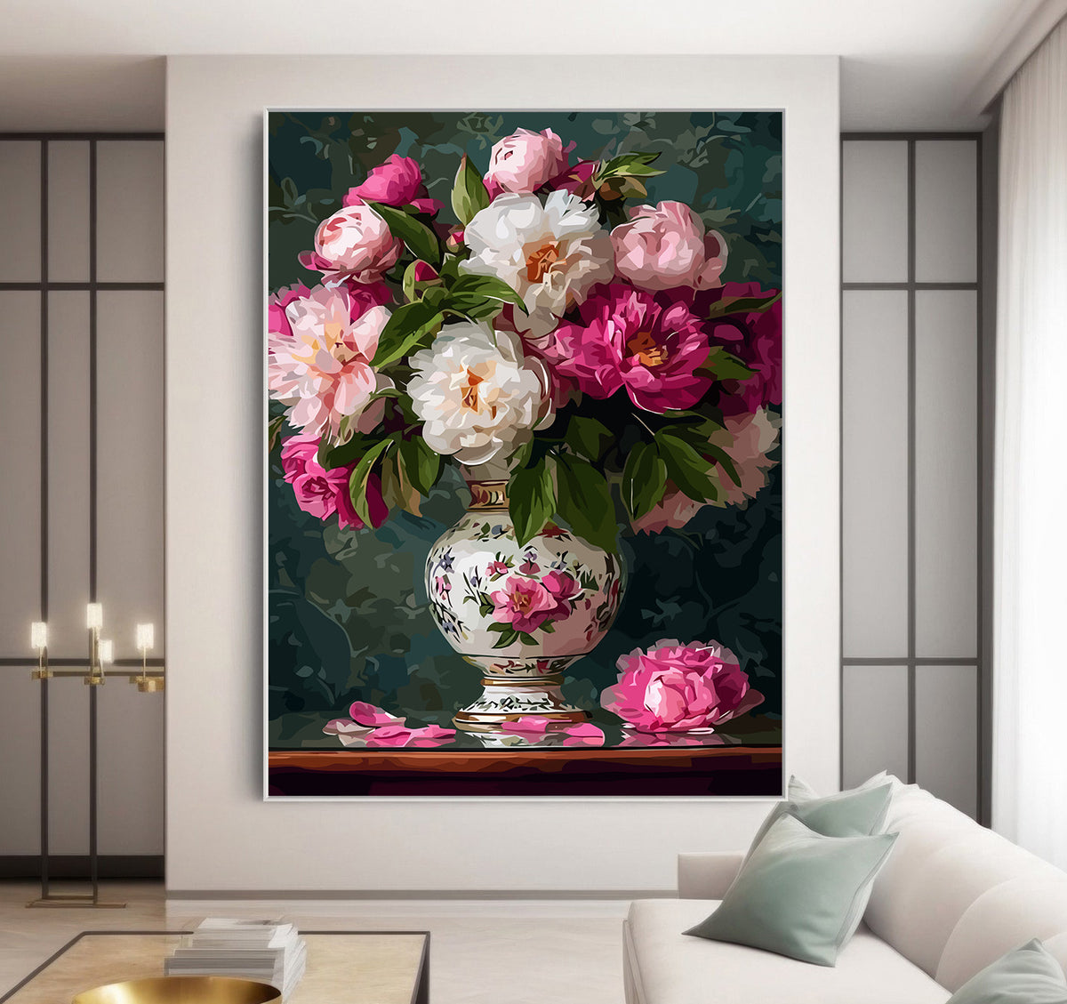 Pictura pe Numere – Lux de flori 6611