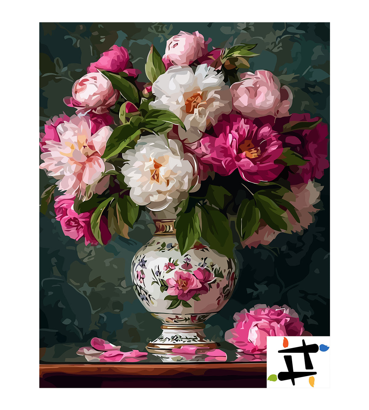Pictura pe Numere – Lux de flori 6611