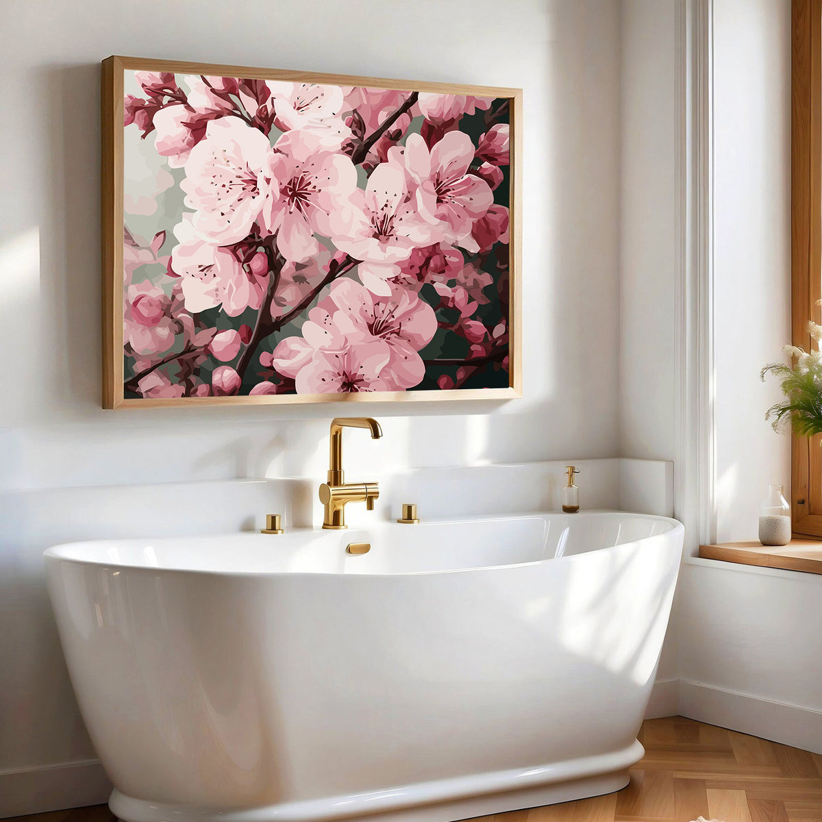 Pictura pe Numere – Adiere de Roz 6632