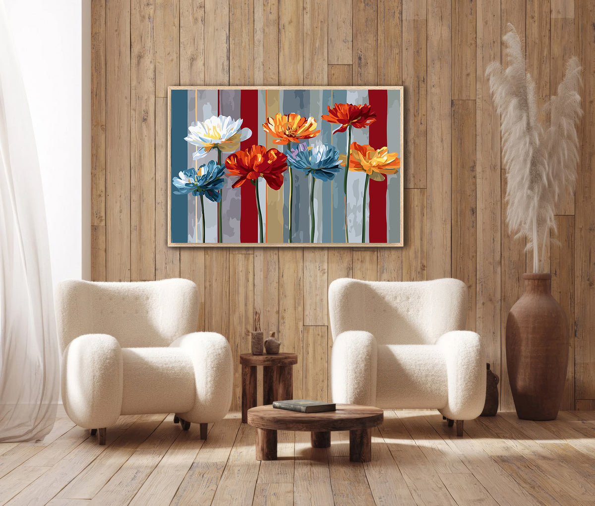Pictura pe Numere – Ritm de Hibiscus 6650