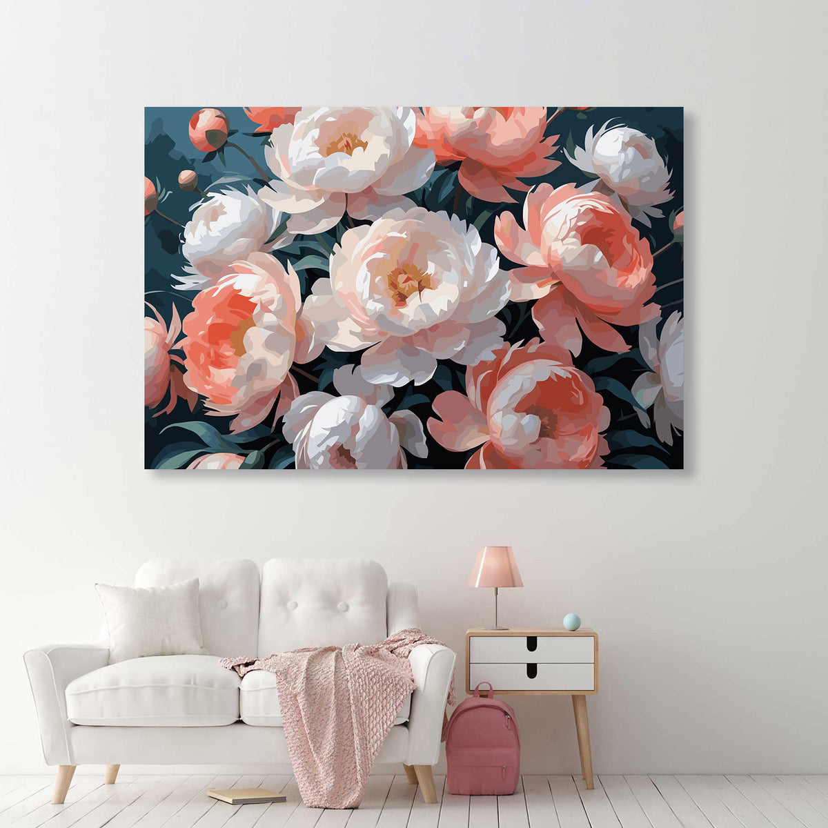 Рисуване по номера – Кораловата мечта на пролетта 6737