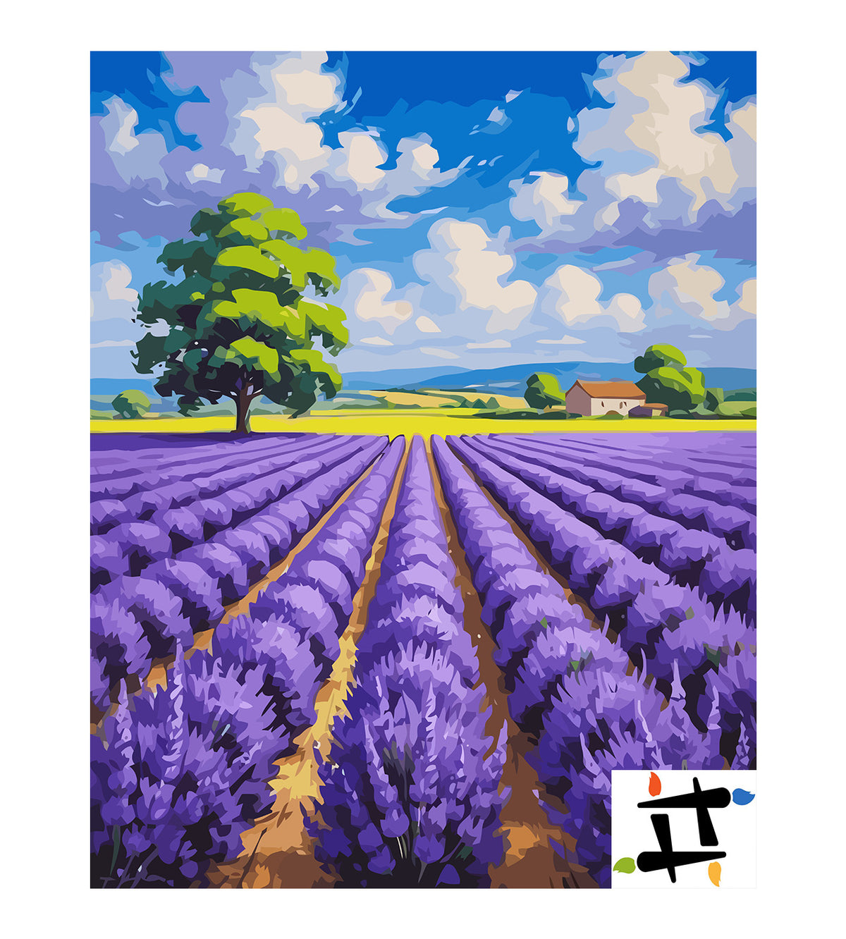 Pictura pe Numere – Ecou in Violet 6774