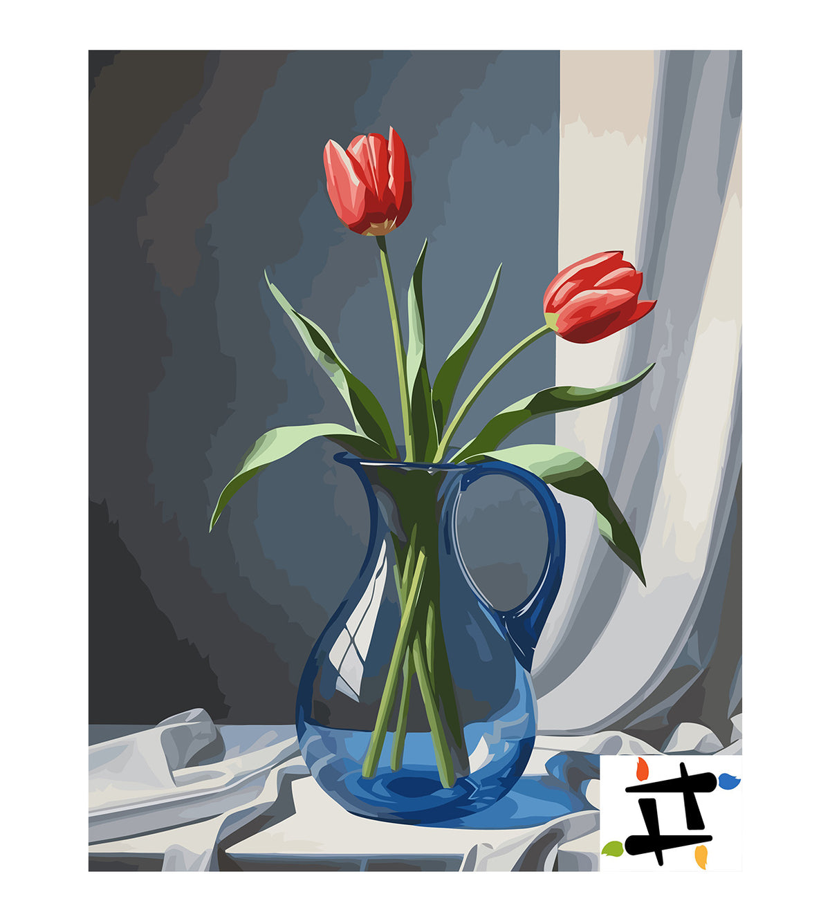 Рисуване по номера – Цветята на пролетта 6821