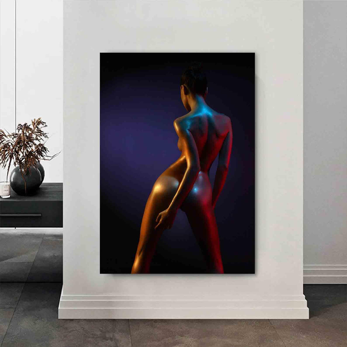 Canvas Painting - Erotic Girl