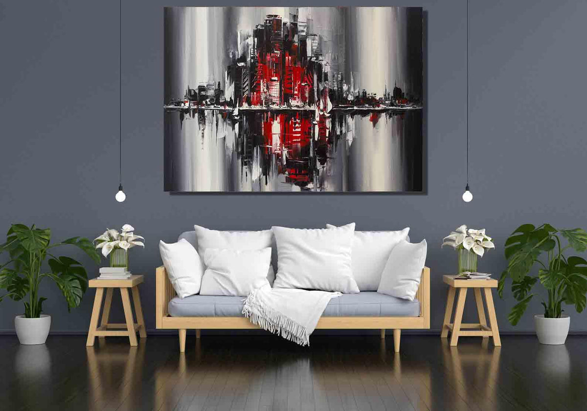 Canvas Painting - City